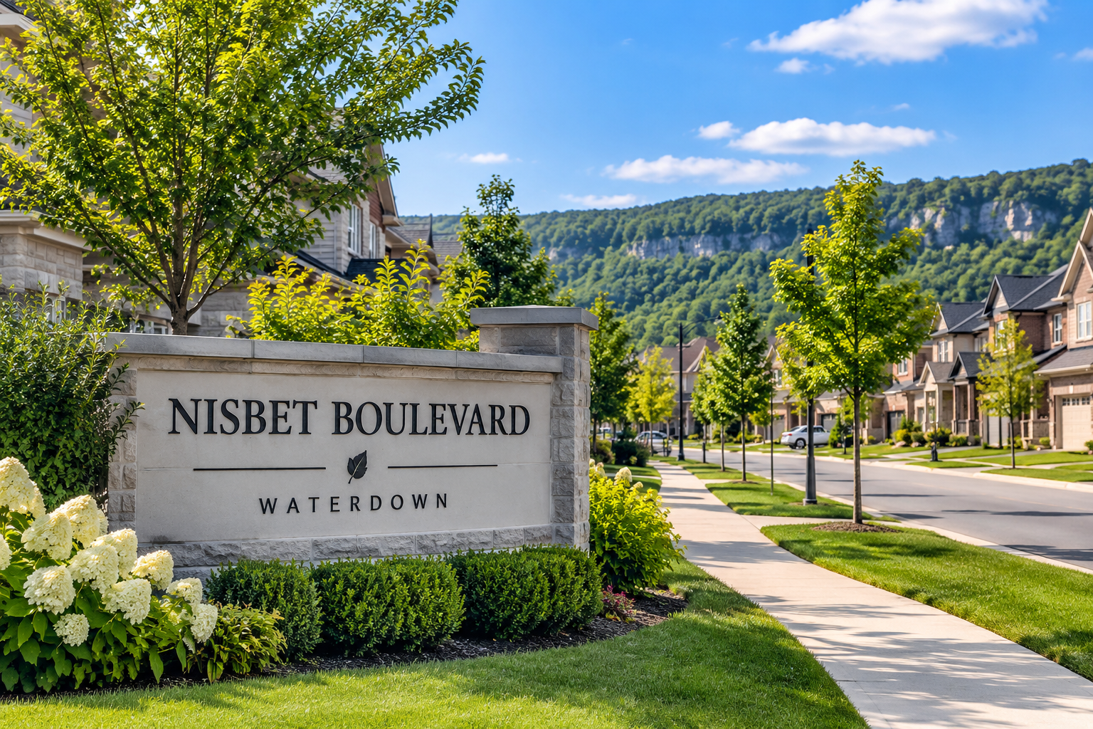 Living on Nisbet Boulevard in Waterdown