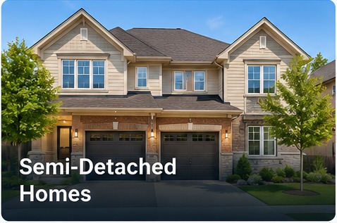 Semi-detached homes for rent in Waterdown and Burlington